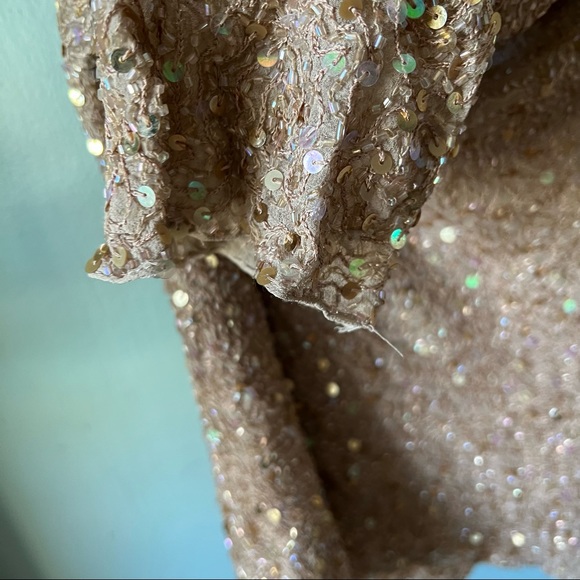 Adrianna Papello occasions women Sequin and beaded cowl neck top  size 14 - Picture 9 of 14